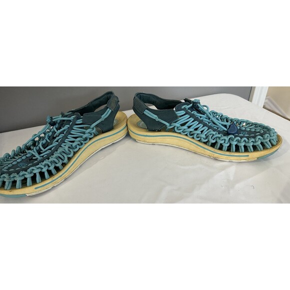 Keen Uneek Womens Paracord Water Sandals Blue Flat Sling back Shoes Flats Sz 8.5 - Picture 5 of 8